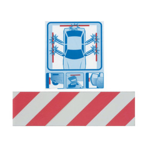 Pannelli Adesivi Antiurto 140x500 Mm Geko Box - Product Image 1