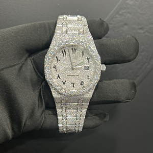 Relojes Iced Out VVS Moissanite | Diseño de esqueleto de lujo | Probador de diamantes al por mayor aprobado - Product Image 2
