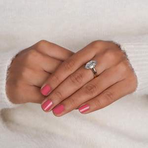 Anillo de compromiso de diamante de corte Marquesa de laboratorio con anillo de boda a juego, Diamante cultivado en laboratorio, juego de boda para mujer, regalos de aniversario. - Product Image 2