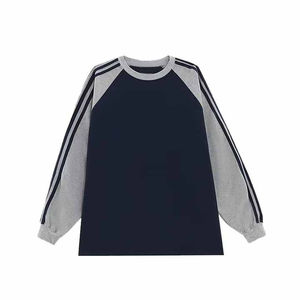 Fitted Crew Fitness Rounded Neck Sporting Oversize <b>Long</b> <b>Sleeve</b> <b>T</b> <b>Shirt</b> <b>Men</b> Double Layer <b>Long</b> <b>Sleeve</b> <b>T</b> <b>Shirt</b> for Boys - Product Image 5