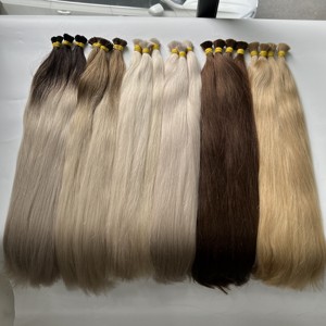 COULEURS DE LUXE EUROPÉENNES HAUT STANDARD CUTICULE ALIGNÉ NATUREL DROIT VIETNAMIEN Remy Virgin Human Extensions 8-30 pouces pour SALON - Product Image 3