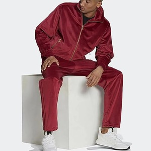 ชุดวอร์มผู้ชายแบบมีฮู้ด พิมพ์ลาย ผ้ากำมะหยี่เนื้อนุ่ม ชุดสองชิ้น แฟชั่นฤดูหนาว ชุดลำลองสบายๆ สำหรับเล่นกีฬาและพักผ่อน - Product Image 4