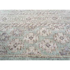 Alfombras de Lana Anudadas a Mano en Verde Viscaya, Alfombra Afgana con Medallón Rectangular para Sala de Estar, Dormitorio, Modelo EA-3117 - Product Image 3