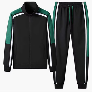Chándal Ligero Personalizado con Cuello Redondo para Hombre |   Conjunto Deportivo 2 en 1 de Verano: Sudadera y Pantalones Jogger |   Fabricante de Marca Privada OEM ODM - Product Image 1