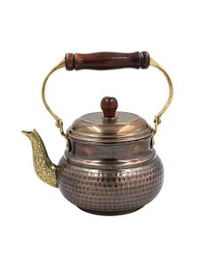 Bouilloire à thé en métal en acier inoxydable Coper de haute qualité pour faire du thé eau bouillante cuisinière utilisation sûre - Product Image 2