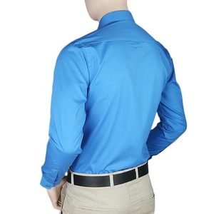 Camisa Formal Lisa para Hombre - Azul - Product Image 4