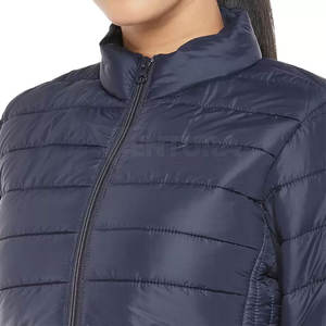 Chaqueta acolchada de burbujas de Invierno para mujer de talla XL personalizada de alta calidad, diseño de punto transpirable relleno de algodón más vendido - Product Image 5