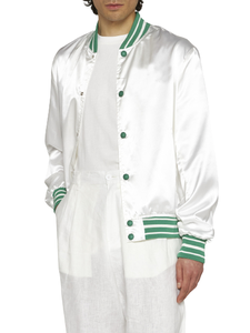 Chaqueta de bombardero de satén a prueba de viento impermeable con cuello mandarín personalizado Parka pesada aislada cálida con frente para hombres - Product Image 2