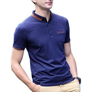 Pima Polo en coton pour hommes, col en coton côtelé de haute qualité, impression sur soie, chemises, t-shirts - Product Image 3