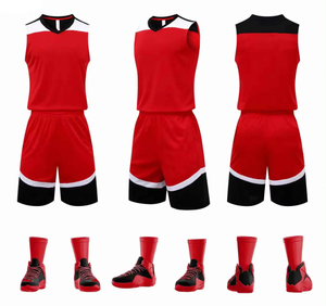 Conjunto de Camiseta y Pantalones Cortos de Baloncesto de Secado Rápido, Transpirable, Costuras Duraderas, Uniforme de Equipo de Poliéster, Logotipo Personalizado, OEM/ODM, Venta al por Mayor - Product Image 4
