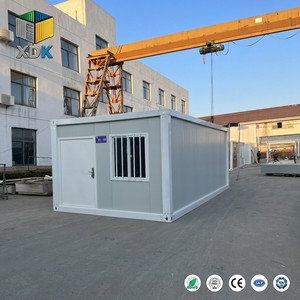 Casa Container da 20 Piedi a Montaggio Rapido, Ufficio Modulare Prefabbricato, Edificio Mobile Portatile, Alloggio Temporaneo per Lavoratori - Product Image 1
