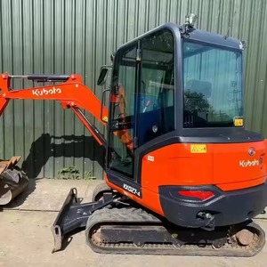 Mini excavadora con motor Kubota, capacidad de 1 tonelada y 2 toneladas, envío gratis, nueva excavadora china de granja pequeña, compatible con Epa - Product Image 1