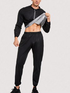 Men Custom Logo Men Two Piece Sets Sports Wear Joggers Set Men <b>Tracksuit</b> Set With Side Stripe Gym Training <b>Tracksuits</b> - Product Image 6