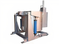 Four de fusion de laiton à fourneau convertisseur 200 kg/lot, alimenté au gaz naturel, basculant hydrauliquement, avec roulement à billes, nouvelle haute productivité