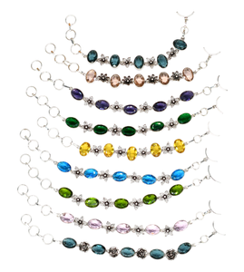 Women's Stylish Same-Color Gemstone Fashion <b>Bracelet</b> Chunky Bangles with <b>Copper</b> Brass Jewelry for Fashion Enthusiasts - Product Image 1