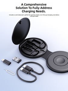 Station <span class=keywords><strong>de</strong></span> <span class=keywords><strong>charge</strong></span> sans fil magnétique pliable 3-en-1 60W 15W Chargeur sans fil double ports adaptateur pour téléphones mobiles et montres connectées - Product Image 6