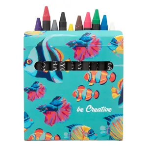 Ensemble de 12 crayons personnalisés Craxon pour merchandising - Product Image 3