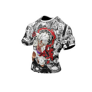 <b>Compression</b> <b>Shirt</b> Rash Guard For <b>Men</b> with UV Protection Quick Dry Fabric Designed For BJJ Jiu Jitsu And Training - Product Image 6