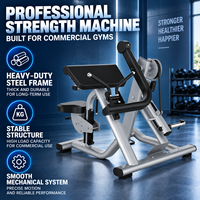 Machine à exercices pour les bras à charge libre BN Commercial pour salle de sport, club de fitness, studio de fitness, salle de sport de prestige, machine à curls