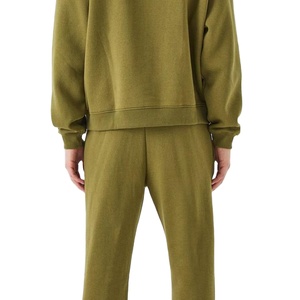 Vente en gros fabricant : Survêtement à capuche uni pour homme, style décontracté, délavé à l'acide, tendance, grande taille, écologique, hiver, impression par transfert thermique - Product Image 2