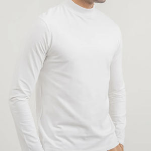 Camiseta de Manga Corta Lavada Personalizada al por Mayor, Camisetas para Hombre, Transpirables, Formales, Lisas - Product Image 3