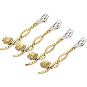 Juego de cubiertos con acabado brillante Negro de metal de acero inoxidable al mejor precio de la India para uso en bodas - Product Image 4