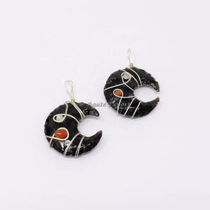 Pendule en bois de Rose, vente directe, artisanat rond, pendule, cristaux de Quartz naturel - Product Image 6