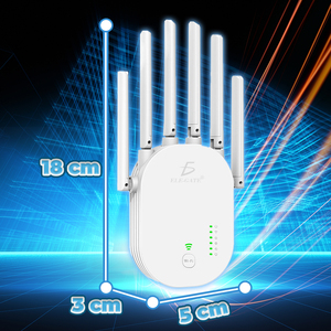 Ripetitore WiFi Wireless ad Alta Potenza con 6 Antenne, Estensore di Segnale 5G e 4G con Copertura Completa, Amplificatore Mobile per Esterni a 2.4GHz - Product Image 1