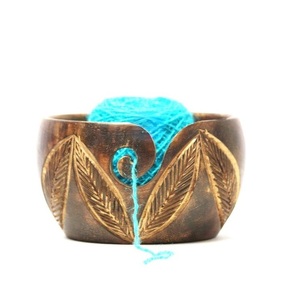 7X ไหมพรม3นิ้วทำจากไม้ธรรมชาติสำหรับเก็บชามแกะสลักดีไซน์หน้าต่างสำหรับถักโครเชต์เป็นมิตรกับสิ่งแวดล้อมทันสมัยสไตล์โบราณ - Product Image 4