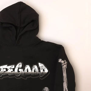 Sudadera con Capucha y Cremallera de Felpa 100% Algodón OEM para Hombre, Bordada, con Impresión Digital Personalizada, Talla Grande, para Invierno - Product Image 4