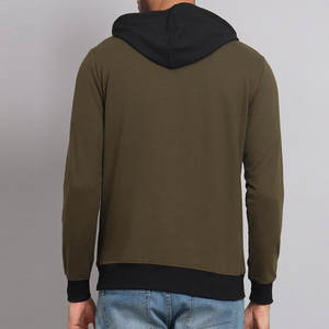 Durable Top Vente Hommes Court Zip Hoodies Confortable Hommes Casual Wear Short Zip Hoodies En Stock - Product Image 3