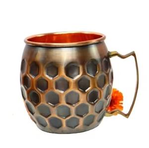 Taza de cobre hecha a mano de Moscú de buena calidad para Bar y Club, uso de cocina en casa, taza de cobre para beber a precios de mayorista - Product Image 3