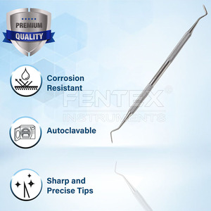 Outil dentaire en acier inoxydable Hygenist Tooth Care à double extrémité Hollenback Carver - Product Image 4