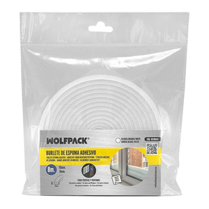 Foam weatherstripping 8 m x 6 mm x 10 mm - Product Image 1