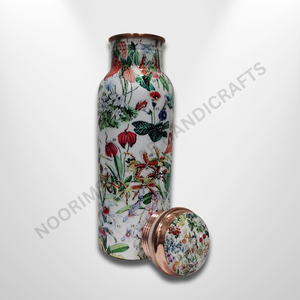 Botella de Agua de Cobre Puro Hecha a Mano de 750 ml, la Más Vendida, Libre de BPA, Resistente al Óxido, Bebedero de Metal Saludable, Exportador Directo de Fábrica - Product Image 1