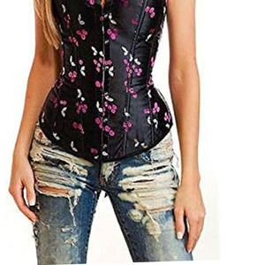 Venta caliente con corsé de satén de mujer de color personalizado/contraste con corsé de satén de precio barato competitivo personalizado de calidad superior - Product Image 5