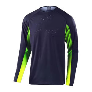 Motocross montar bicicleta de montaña Jersey venta al por mayor ligero y cómodo hombres motocicleta Jersey para adultos último diseño Jersey - Product Image 4