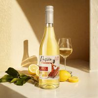Vino Blanco Sin Alcohol Pasion Flamenca 100% Airen 0.0% ABV Vino Español Sin Alcohol 750ml