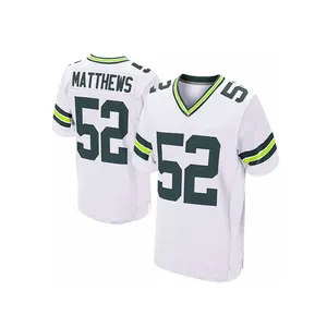 Uniforme de football américain professionnel personnalisé pour les jeunes vêtements d'équipe respirants à manches courtes - Product Image 2