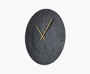 <span class=keywords><strong>Orologio</strong></span> <span class=keywords><strong>da</strong></span> <span class=keywords><strong>parete</strong></span> minimalista nero con grande ventola a mano bianca dorata <span class=keywords><strong>da</strong></span> <span class=keywords><strong>80</strong></span> <span class=keywords><strong>cm</strong></span> - Product Image 6