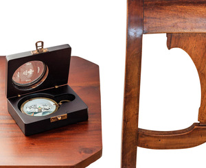 Phong Cách Cổ 10Cm Hải Lý Từ La Bàn Cổ Điển Brass Navigation Trang Trí Cho Tàu Maritim Hướng Công Cụ Bản Sao - Product Image 2