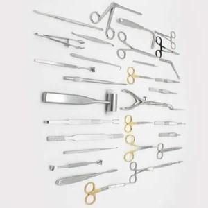 Juego de instrumentos de septoplastia y rinoplastia Manual reutilizable Juego quirúrgico de acero inoxidable de alta calidad de 32 PCS - Product Image 6