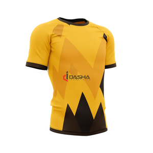 Camiseta de fútbol para hombre con servicios OEM, diseño de logotipo de sublimación personalizado, uniforme de poliéster para adultos, ropa de fútbol de estilo establecido - Product Image 3