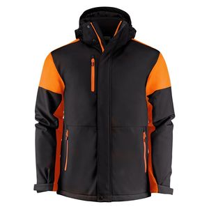 Veste Softshell matelassée pour homme, couleur personnalisée, bloc de couleur, isolée, résistante au froid, utilitaire, coupe-vent, résistante à l'eau, vestes Softshell - Product Image 1