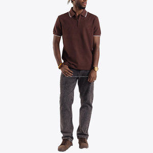 Camiseta Polo Casual para Hombre, Algodón Piqué, Suave y Transpirable, Uso Diario, Marca Personalizada, Proveedor al por Mayor de Fábrica OEM ODM - Product Image 6