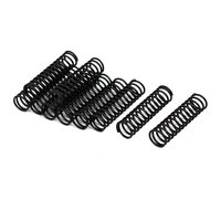 Herramienta de compresión de resortes para colchones AMP de acero inoxidable anodizado negro con medición en pulgadas y tamaño personalizado