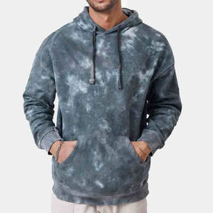 Sudaderas con capucha para hombre de algodón de gran tamaño Vintage Stone Acid Wash con logotipo personalizado Gallery Paint Splatter Sudadera con capucha desgastada - Product Image 1