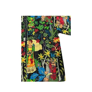 Chaqueta Bomber Acolchada para Mujer Farihda Khalo Kanta, Estilo Universitario, Toque Bohemio, Estampado a Mano, Cuello con Capucha, para Fiestas de Primavera - Product Image 2