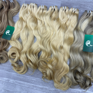 100% vague de corps brut non transformé cuticule aligné cheveux humains vietnamiens Double trame vendeur d'extensions de cheveux - Product Image 2