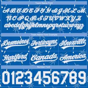 Pantalones cortos personalizados Royal White-Light Blue 3D Pattern Hawaii Palmeras Pantalones cortos de baloncesto Ropa deportiva ommiz industry - Product Image 3